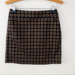 LOFT | Floral Medallion Skirt